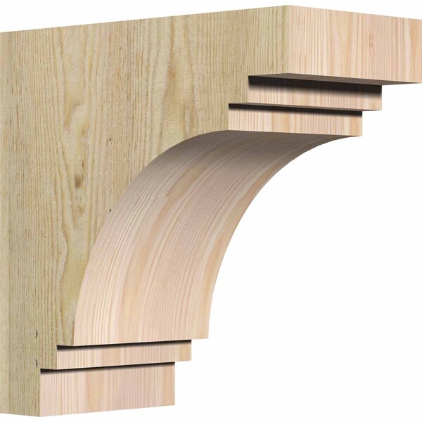 Ekena Millwork Pescadero Rough Sawn Corbel, Douglas Fir, 6"W x 12"D x 12"H COR06X12X12PEC00RDF - main